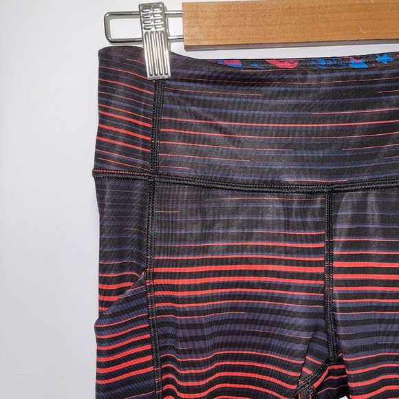 Lululemon Speed Tight IV Twisted Dune Alarming Black Size 4‎ - Picture 4 of 9